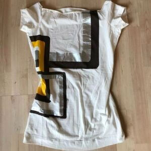 Miss Sixty Cap Sleeve Top sexy partial open back 🥰